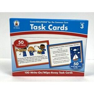Task Cards Learning Cards, Grade 3 by Carson-Dellosa Publishing Staff (2013)